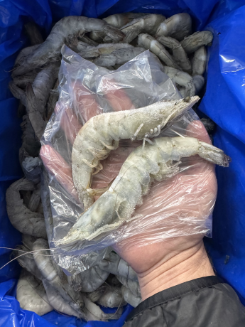 Креветка тигровая (Ваннамей)  с/г сырая