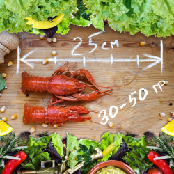 Раки вареные &quot;Мелко-средний&quot;